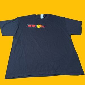 Vintage Hot Rod Magazine T Shirt Adult XL Black Red Logo Classic Cars 90's Y2K